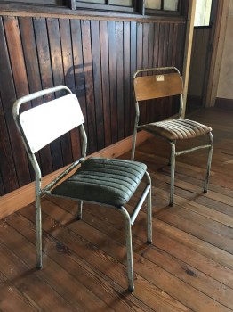 Reclaimed School house chairs_1